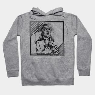 Debbie'Blondie'Harry in Black & White Frame Concept Hoodie